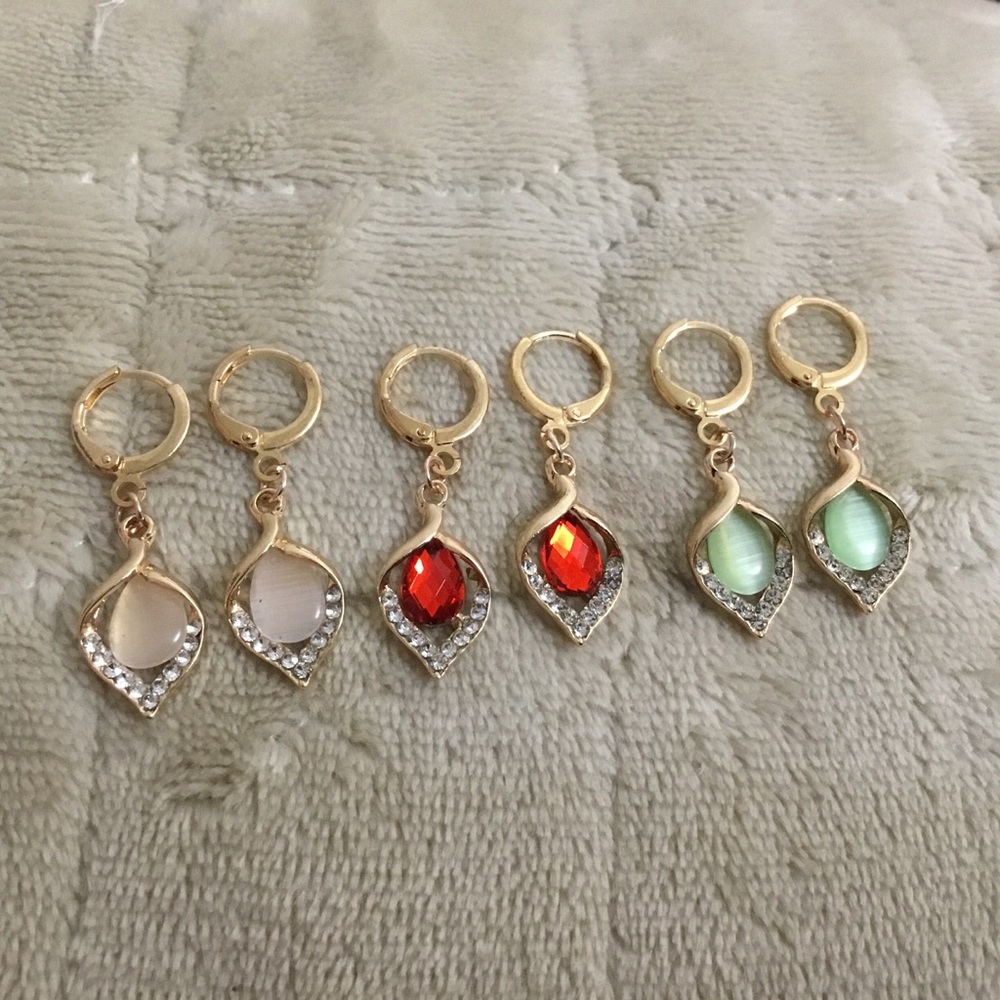 3 Pairs of Earrings